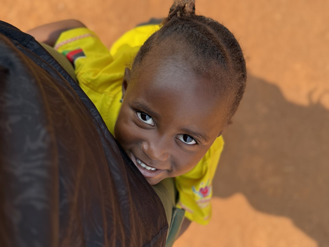 A smiling Ubuntu Nation School pupil